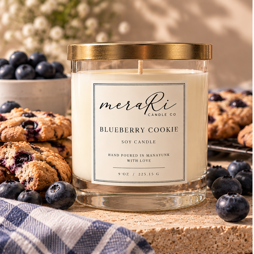 Blueberry Cookie soy wax candle